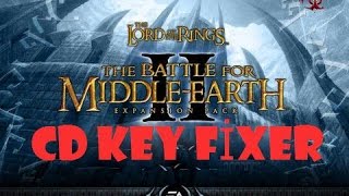 Cd key fixer nasıl kullanılır? (middle earth 2, generals)