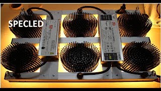 Сборка светодиодной фитолампы для гроубокса COB Cree CXB3590, Citizen, LED Osram