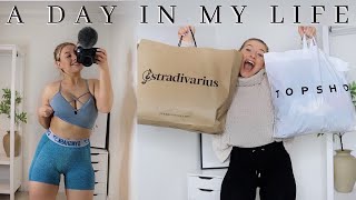 Fitness Update (weight gain) | Unboxing Topshop + Stradivarius New In