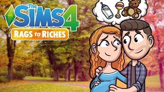 We're Pregnant | Sims 4 Rags to Riches Ep.7 "The Sims 4 Lets Play"