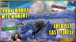 LUCKIEST LAST CIRCLE IN THE WATER! Really Unique circle ? #PUBGMOBILE WTF MOMENT!