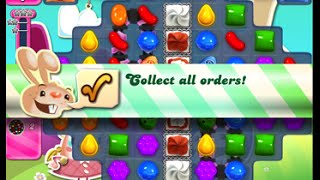 Candy Crush Saga Level 1594 walkthrough (no boosters)