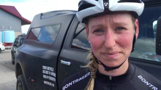 April Beard at the 2016 Jingle Cross race.