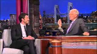 Patrick Dempsey interview on David Letterman 26 August, 2013]