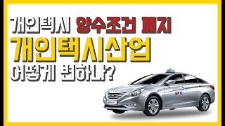 개인택시 양수조건 폐지, 개인택시 어떻게 변하나?