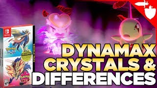 Dynamax Crystals, Version Exclusives, & Preorder Bonuses for Pokemon Sword & Shield