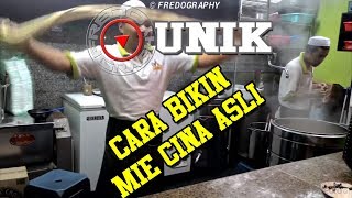 UNIK ! Cara bikin mie tarik China
