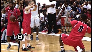 Rapper The Game Says a Prayer Then Hits The 3 & Poses For Photo at Drew League!
