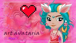 Арт по игре "Аватария" (мышкой) для Chibi_Tyan.