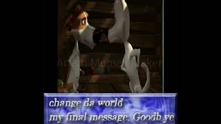Change da world my final message. Goodbye — Space dogs version