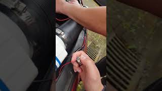 12V Marine Fan (TMC In-Line Blower) Testing with 12v Car Battery with switch and fuse