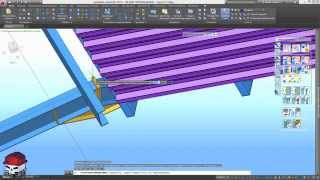 Advance Steel 2015/2015.1 Урок 7 Раскладка прогонов и профлиста