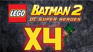 LEGO Batman 2 : DC Superheroes - How to Unlock X4 Multiplier & Location (X4 Studs)