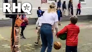 Teacher Hits Half Court Shot, 3rd Graders Go Wild