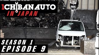 IN JAPAN | Утилизация авто | Погрузка контейнера
