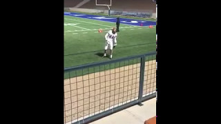 Zach Gentry Michigan QB warms up NM state semi finals