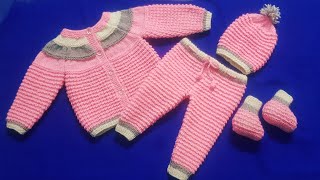 Latest unique Sweater design for newborn to 6 months old  baby | Part- 1| Woolen Tutorial # 29