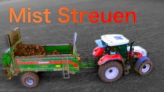 Mist Streuen mit Styer cvt und Bergmann