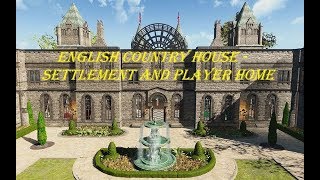 Fallout 4 # Загородный дом - поселение, обзор мода English Country House.
