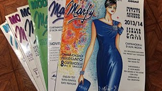Katalog Marfy-мода из Италии. Итальянский рисованный каталог женской одежды  #moda