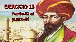 Ejercicio 15.  Punto 42 al punto 44 - Libro Álgebra de A. Baldor