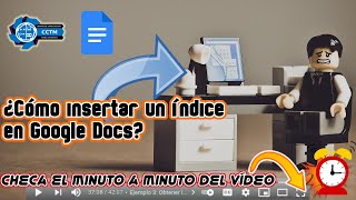¿Cómo insertar un Índice en los documentos de Google? | Google Docs | ¡Muy fácil!