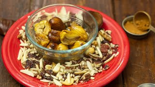 Roasted Honey Cinnamon Chestnuts: Twin Moons Tavern