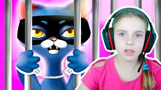 КОТЫ СУПЕРГЕРОИ спасут животных Мультик игра для детей про котят супергероев