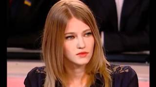 Erotic model Mila I (Мария Коршунова) in ukrainian TV show