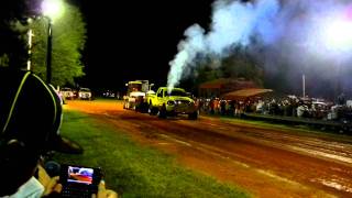 Liberty Sled Pull 6/25/11 - Twin Turbo Cummins puller