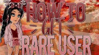 HOW TO GET RARE USER ON MSP! (EXPLAINED WITH VOICE)