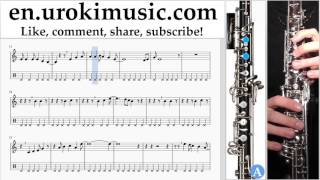 Oboe lessons Coldplay - A L I E N S Sheet Music Tutorial um-i352