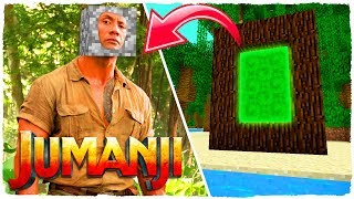 ? HACEMOS UN PORTAL A LA DIMENSIÓN DE JUMANJI - MINECRAFT