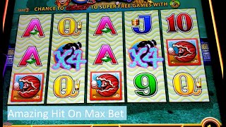 Whales Of Cash Amazing win On Max Bet! Wonder 4  Boost