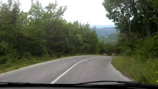 Серпантин в Хорватии Serpentine road in Croatia