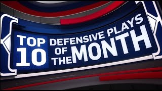 Top 10 Defensive Plays of the Month: March 2017