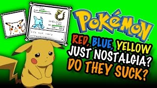 Pokemon Red, Blue, Yellow - Just Nostalgia? Do they SUCK? - 3DS Virtual Console