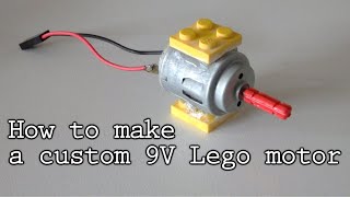 How To Make A Custom 9V Lego Motor