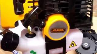 Мотокоса Alpina TB 250 JD распаковка и сборка