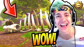 NINJA FINDS A *NEW* DINOSAUR SKELETON IN FORTNITE! SEASON 5? Fortnite FUNNY & SAVAGE Moments