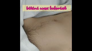 bikini waxing tutorial step by step