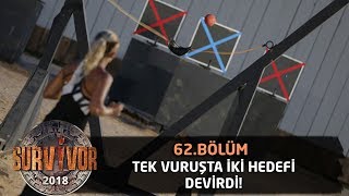 Tek vuruşta iki hedefi aynı anda düşürdü! | 62. Bölüm | Survivor 2018