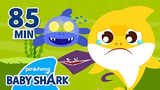 Baby Shark and Spooky Monsters | +Compilation | Baby Shark Sing Along 