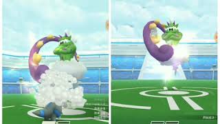 Pokemon Go - Tornadus(龍捲雲) Raid Duo by Rampardos(no weather boost)(KO@23 sec)(5-Feb-2020 Game 2)