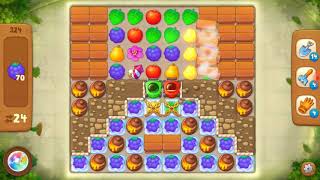 Прохождение Gardenscapes level 324 без бустеров