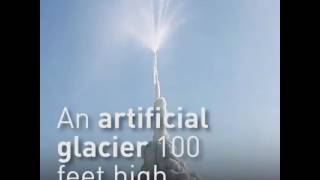 Ice Stupa (Stores water ) by Sonam wangchuk gets Rolex award
