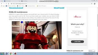 Roblox Maintenance (2018)