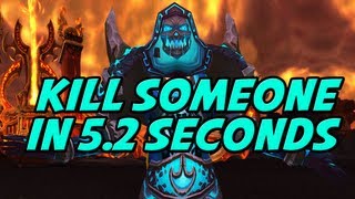 How To Kill Someone in Under 5.2 Seconds Tutorial by Cartoonz (World of Warcraft PvP)