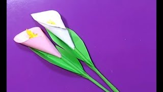 Подарки Поделки Маме На День Рождения Своими Руками КРАСИВЫЕ Цветы Из Бумаги Оригами