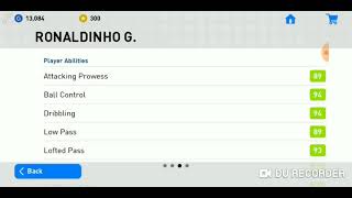 RONALDINHO (AMF) Max Level Cap - PES 2019 MOBILE